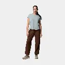 Daniela Falls Short Sleeves Women Crushed Blue