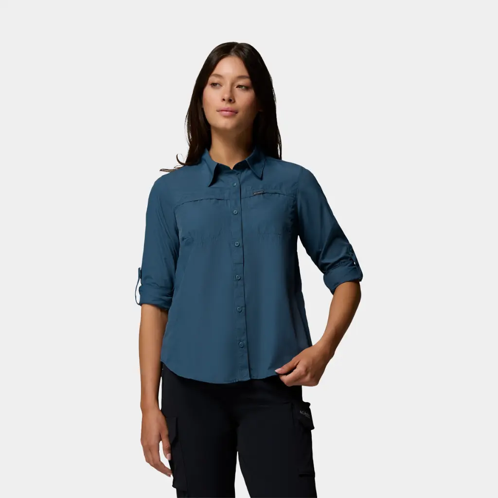 Silver Ridge Long Sleeves Shirt Women Everblue