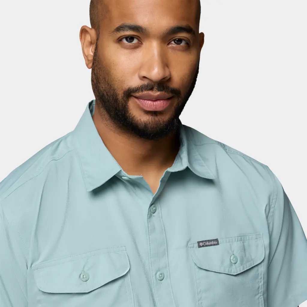 Utilizer II Solid Short Sleeves Shirt Crushed Blue