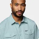 Utilizer II Solid Short Sleeves Shirt Crushed Blue