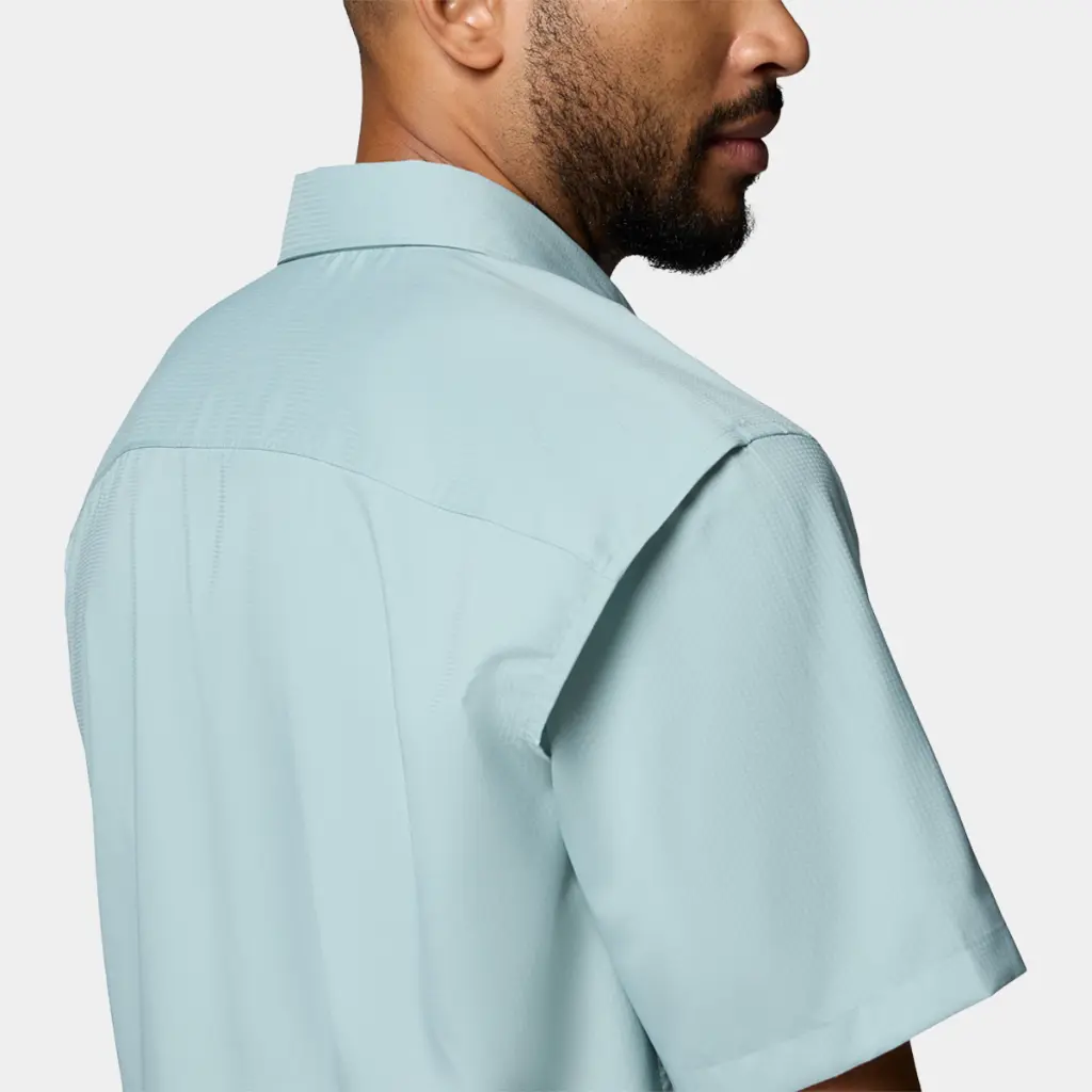 Utilizer II Solid Short Sleeves Shirt Crushed Blue