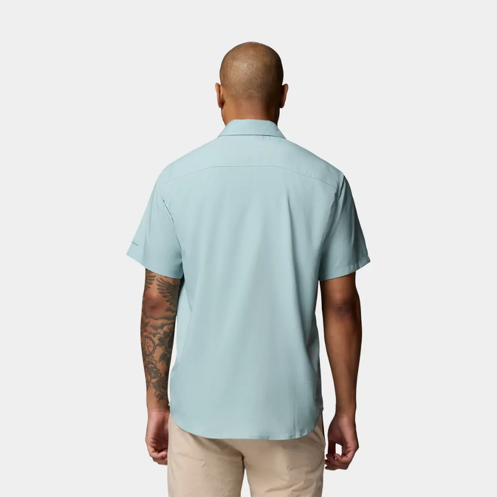 Utilizer II Solid Short Sleeves Shirt Crushed Blue