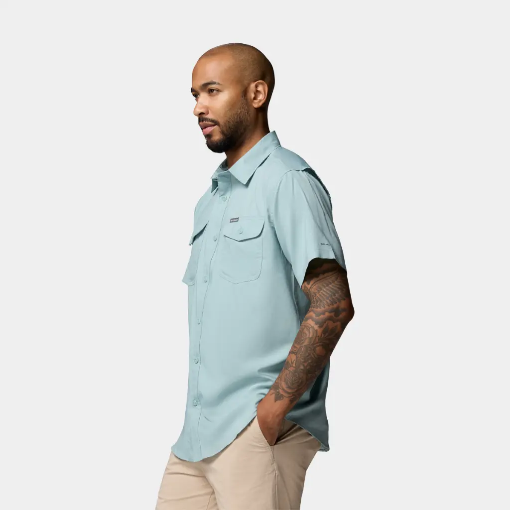 Utilizer II Solid Short Sleeves Shirt Crushed Blue