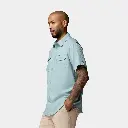 Utilizer II Solid Short Sleeves Shirt Crushed Blue