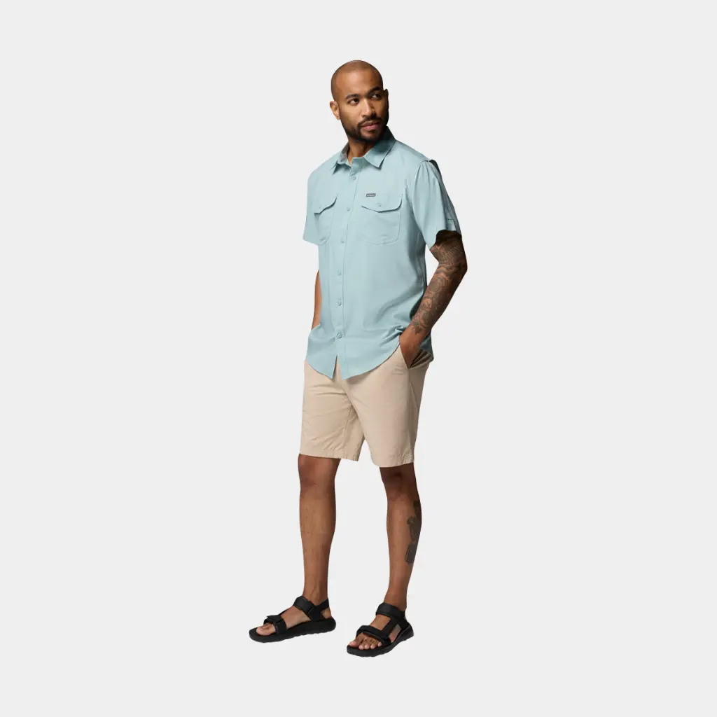 Utilizer II Solid Short Sleeves Shirt Crushed Blue