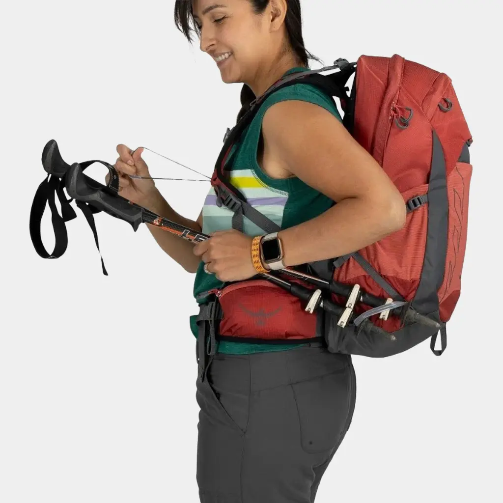 Tempest 22 Women Red Pampas Coal Grey