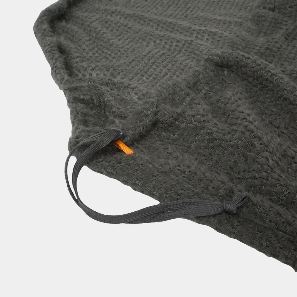 Alpha Direct Fleece Sleeping Bag Liner Regular Asphalt