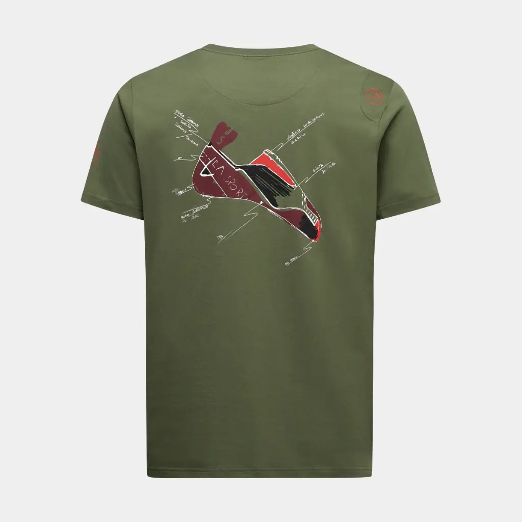 Mantra T-Shirt Cypress / Mountain Red