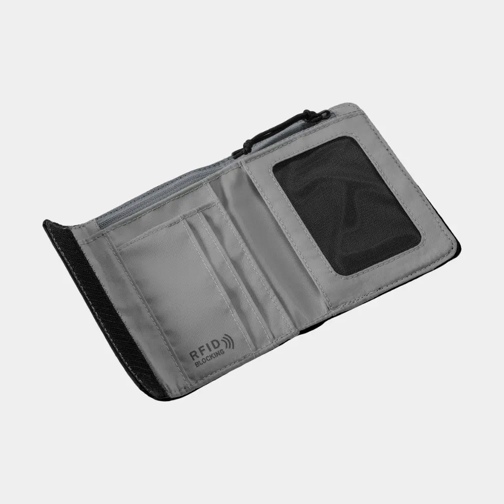 Stash RFID Tri-Fold Wallet Black