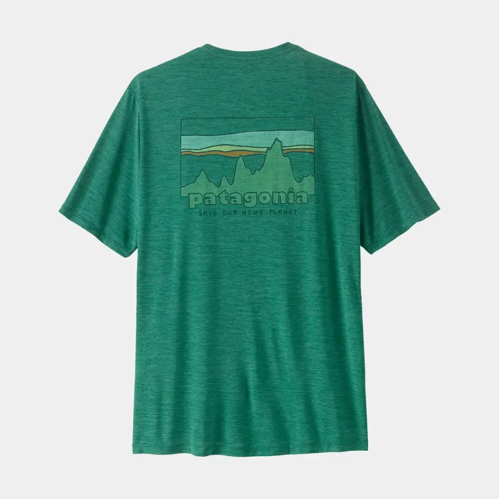 Cap Cool Daily Shirt '73 Skyline Gem Green / Light Gem Green X-Dye