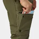 Abisko Hybrid Trail Zip-Off Pants Laurel Green