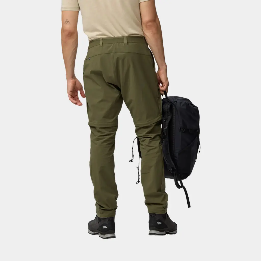 Abisko Hybrid Trail Zip-Off Pants Laurel Green
