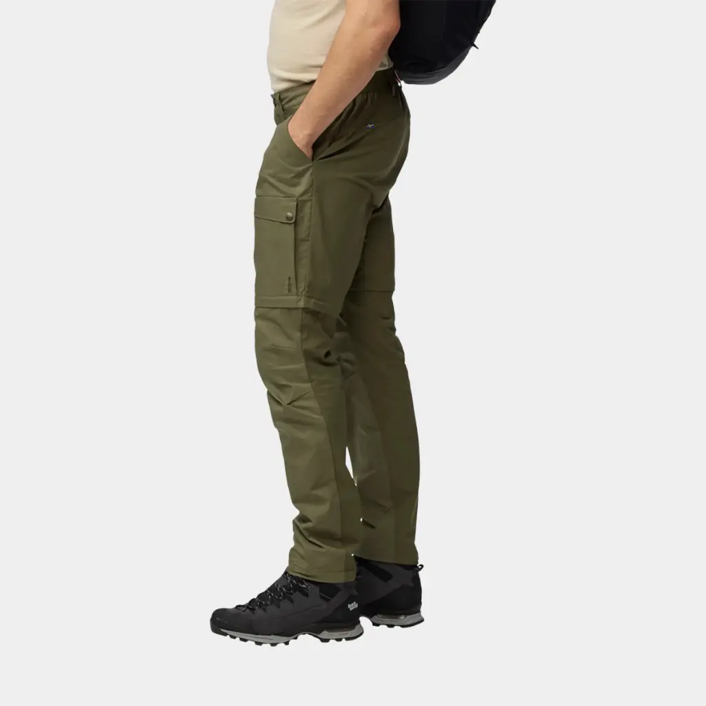 Abisko Hybrid Trail Zip-Off Pants Laurel Green