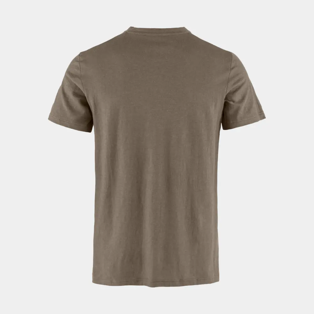 Hemp Blend T-shirt Suede Brown