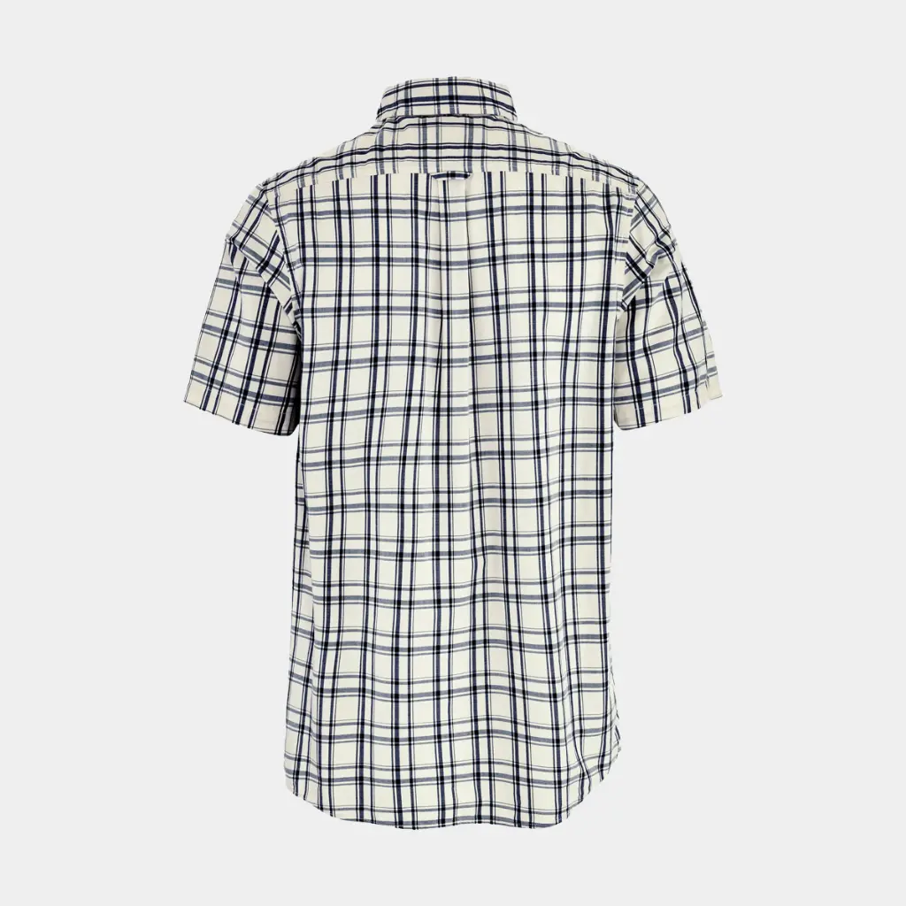 Ovik Lite Shirt Short Sleeves Chalk White / Dark Navy