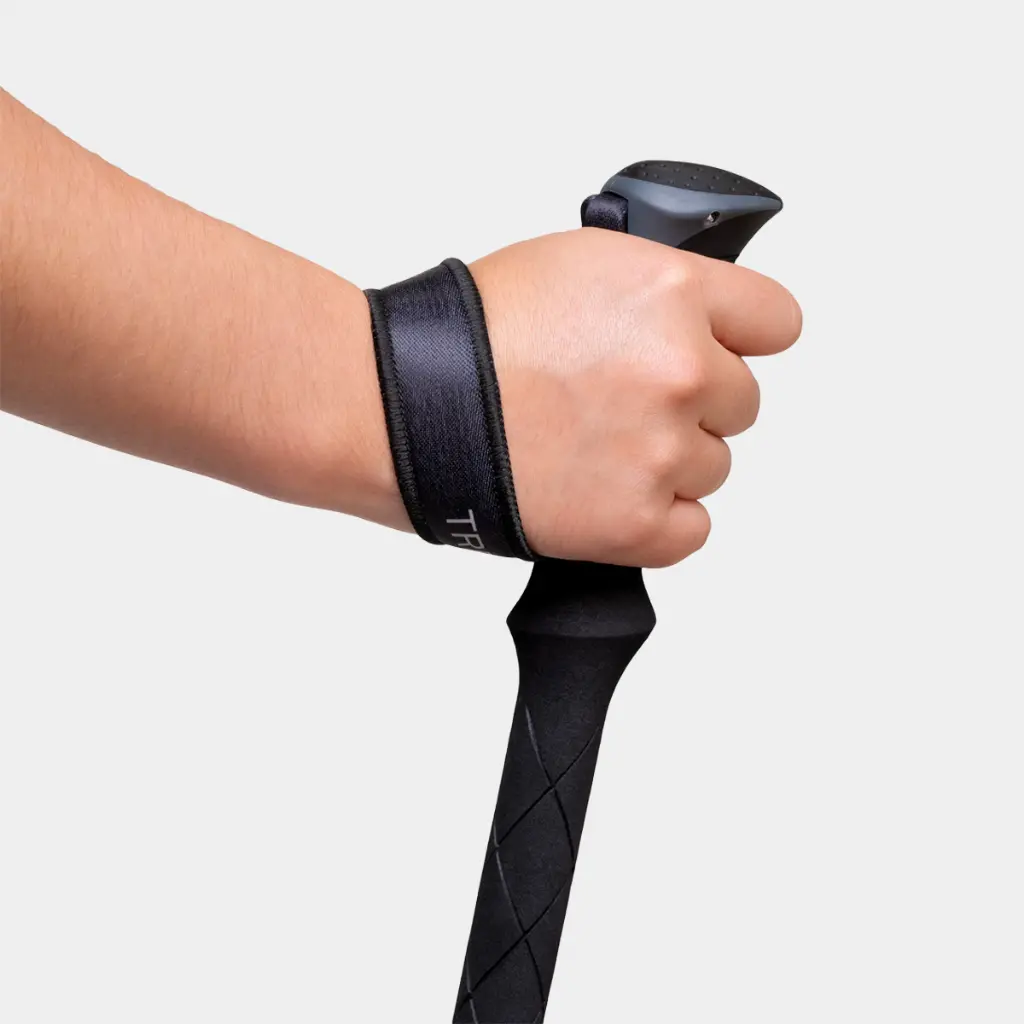 Folding Carbon Pole Pair Black