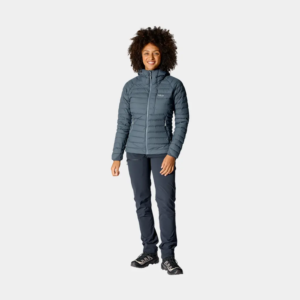 Microlight Windstopper Hoody Women Steel