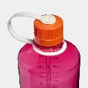 Drinking Bottle Narrow Mouth Sustain 1000ml Fuchsia Purple w/ Flame