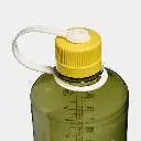 Drinking Bottle Narrow Mouth Sustain 1000ml Oil Green w/ Freesia