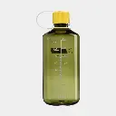 Drinking Bottle Narrow Mouth Sustain 1000ml Oil Green w/ Freesia