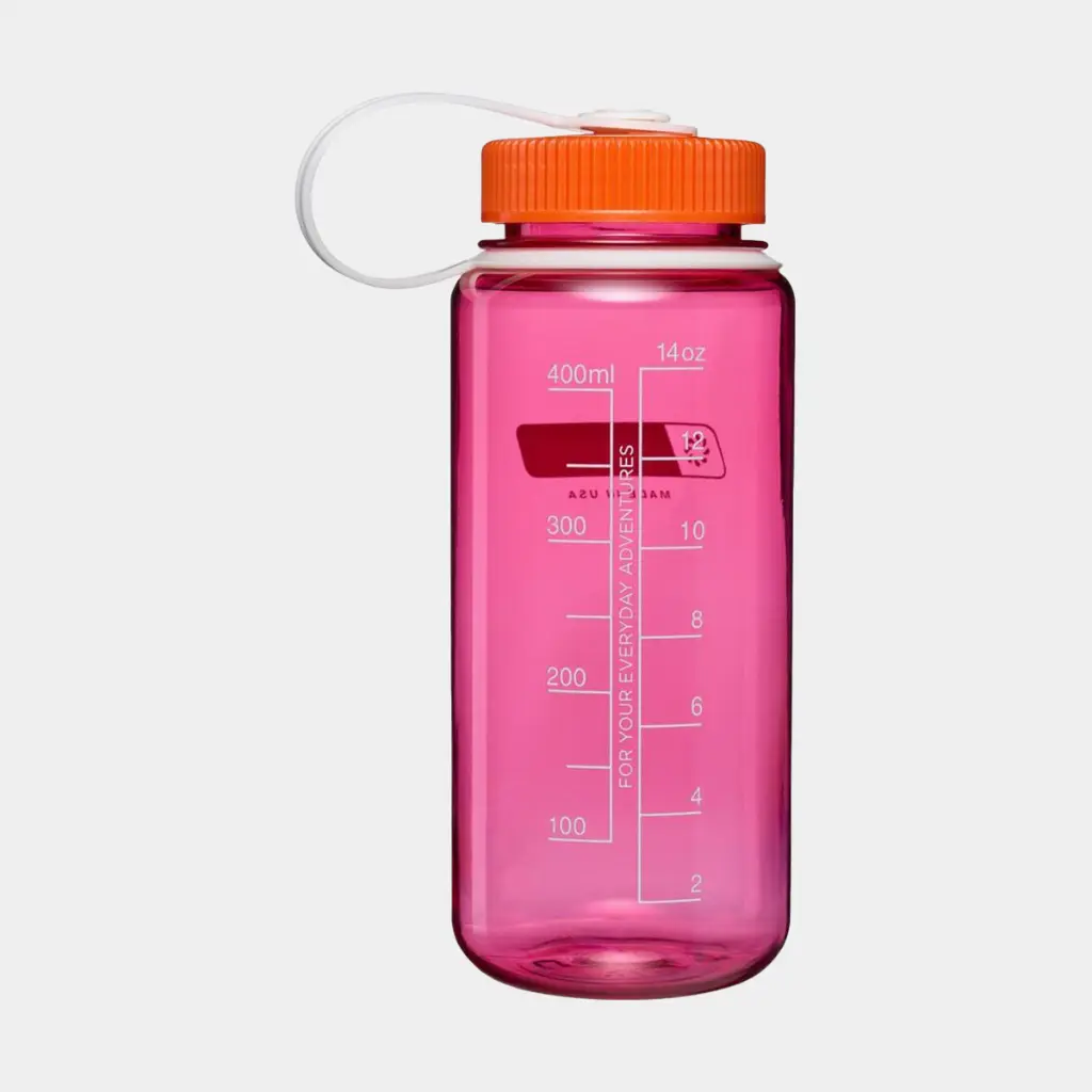 Drinking Bottle Wide Mouth Sustain 500ml Fuchsia Purple w/ Flame