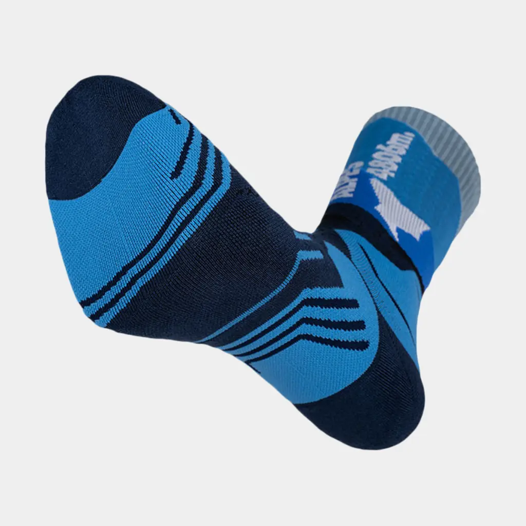 Socquettes Trek Summit Lyocell High Alpes Bleu
