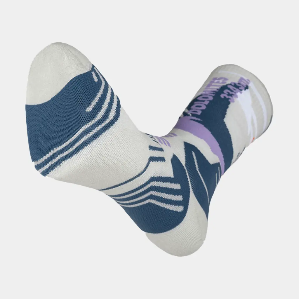 Socquettes Trek Summit Lyocell High Dolomites Gris