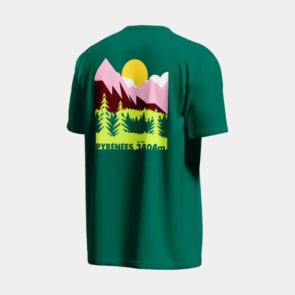 T-Shirt Trek Summit Lyocell Pyrenees Vert