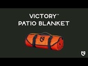 Victory Patio Blanket Medium Arctic Stripe