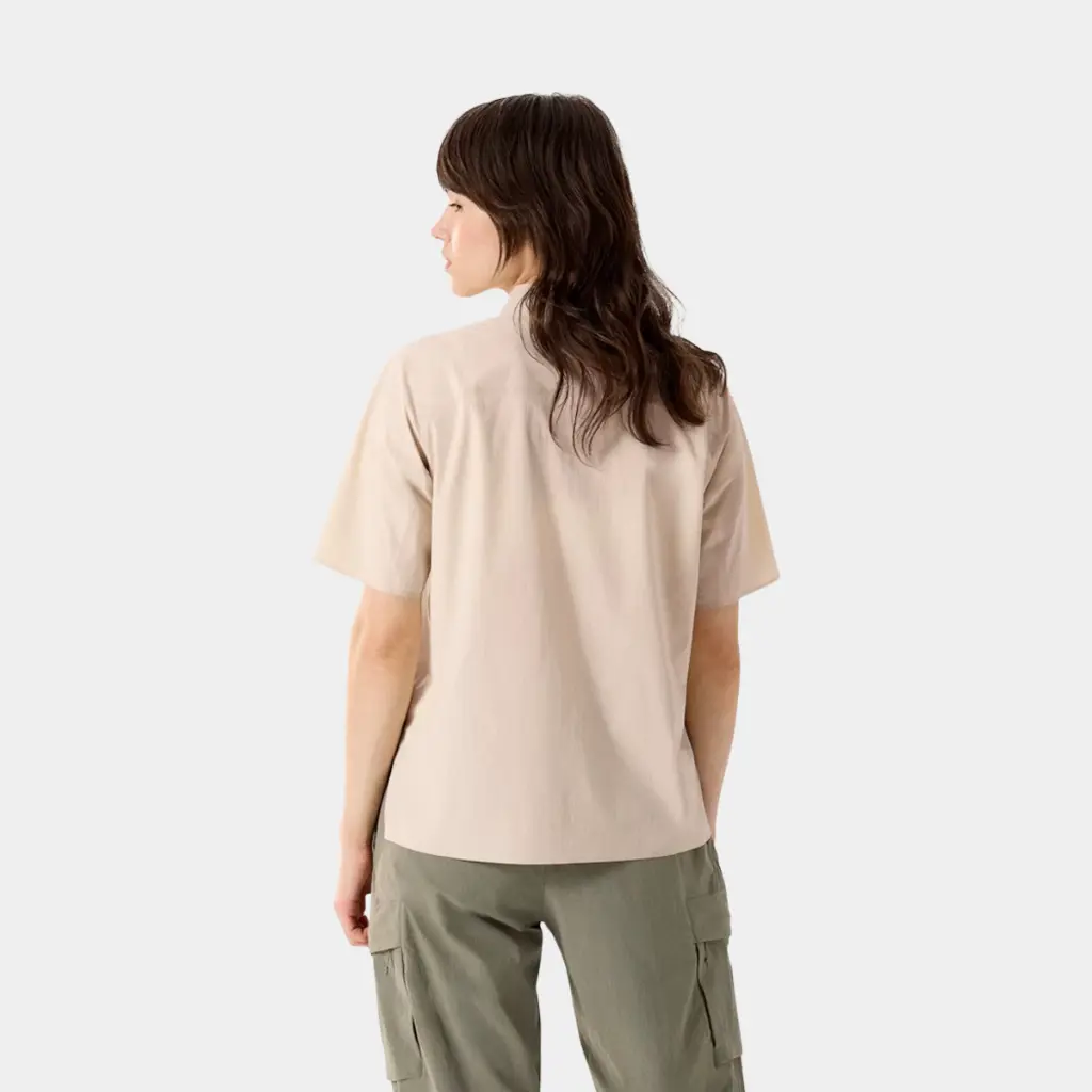 Olia Shirt Short Sleeves Women Sea Salt