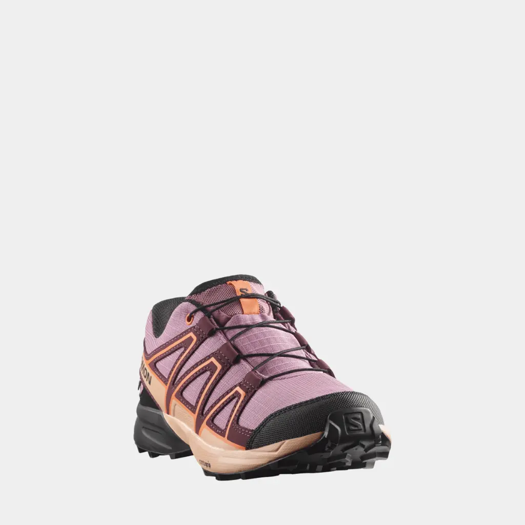 Speedcross Waterproof Kids Huckleberry / Almond Cream
