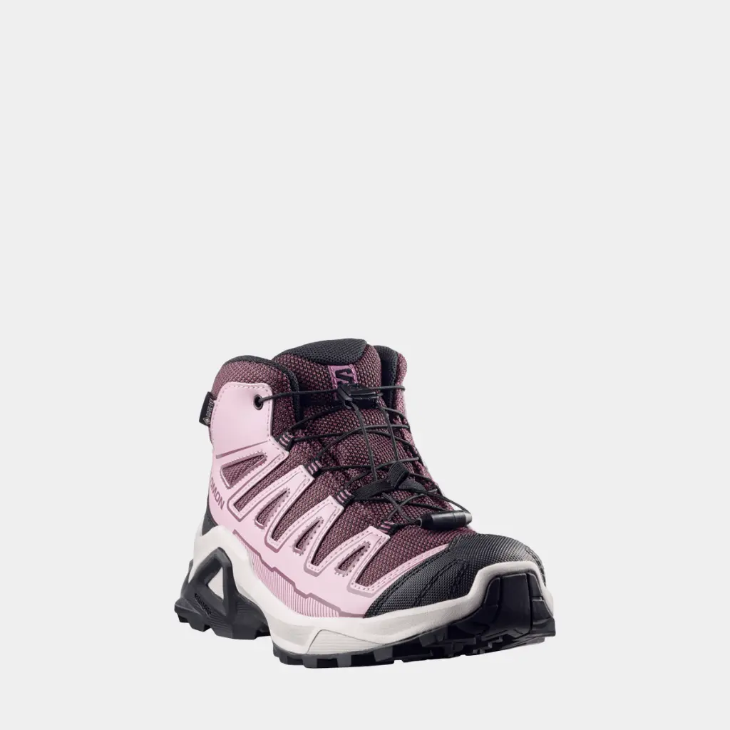 X Ultra Mid GTX Kids Huckleberry / Dawn Pink