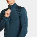MerinoFine Polar Long Sleeves Half Zip 300 Abyss