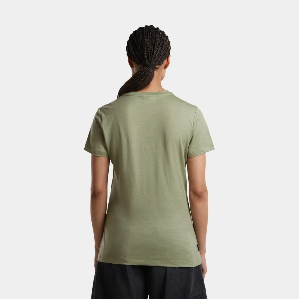 Tech Lite Short Sleeves Tee Peace Pas 150 Women Lichen