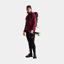Glacier Fleece 1/4 Zip Jacket Women Burgundy Crush