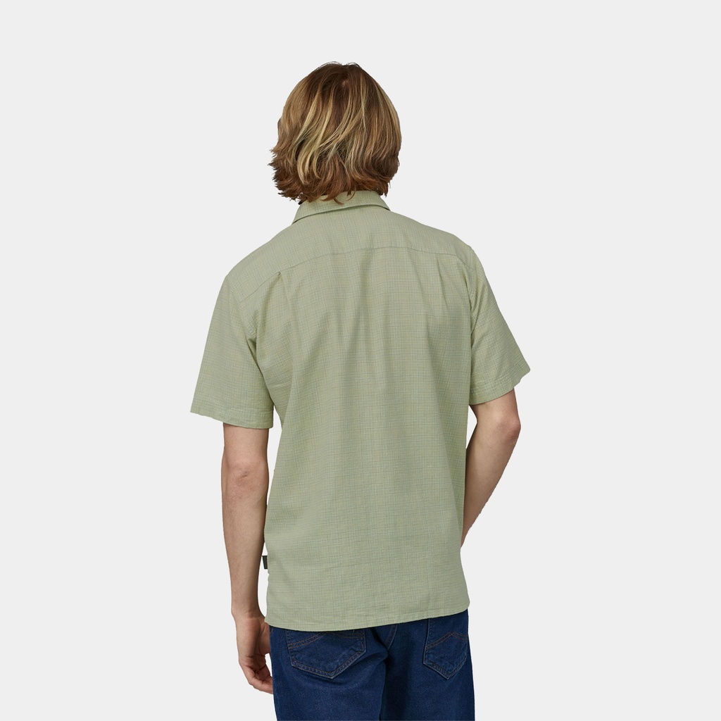 Back Step Shirt Rainfall Plaid: Stone Blue (copie)