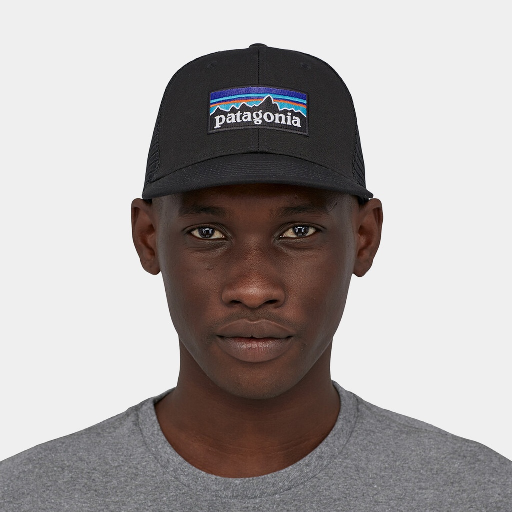 P-6 Logo Trucker Hat Black