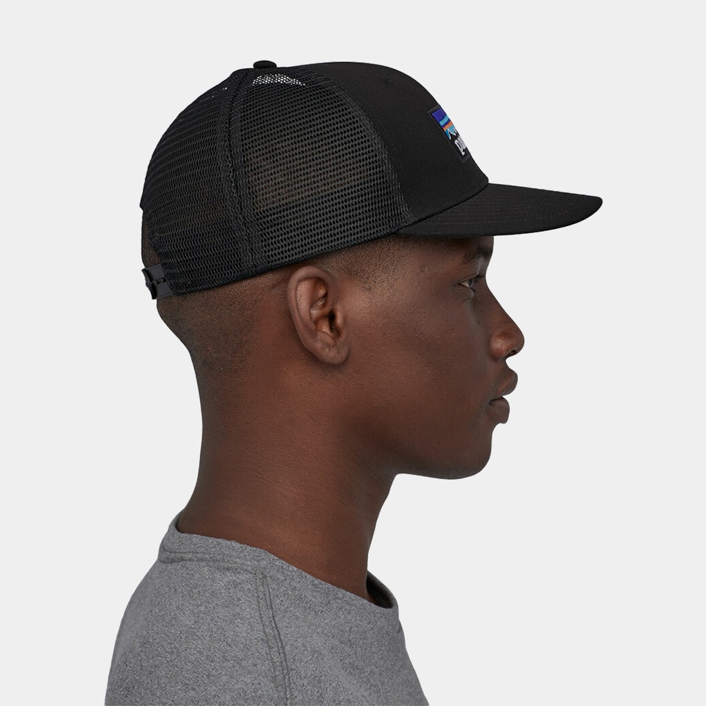 P-6 Logo Trucker Hat Black
