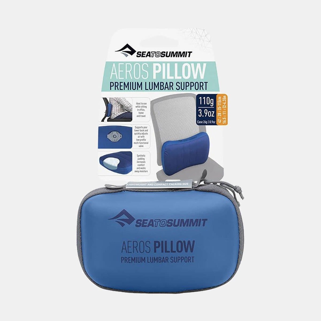 Aeros Premium Lumbar Support Navy Blue