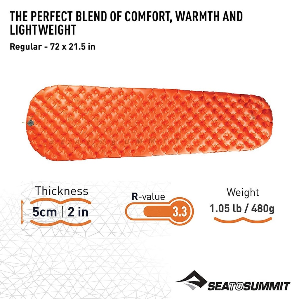 Ultralight Insulated Mat Orange