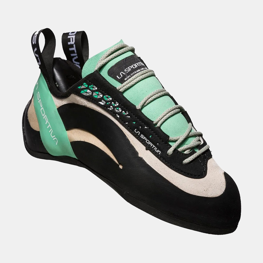 Miura Laces Women White / Jade Green