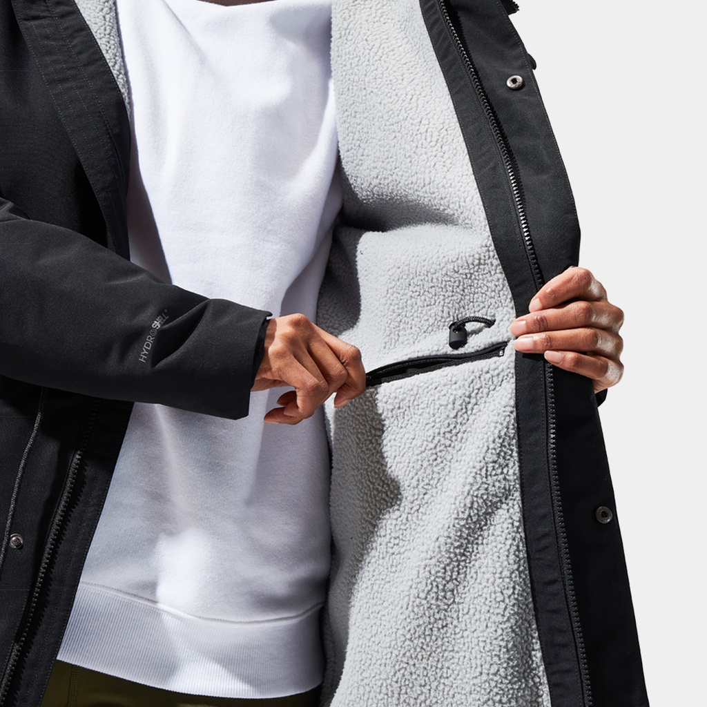 Foxghyll Hooded Parka Women (2022) Jet Black / Monument