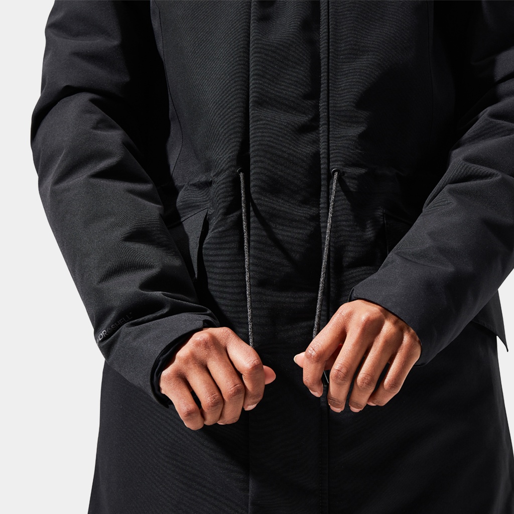 Foxghyll Hooded Parka Women (2022) Jet Black / Monument