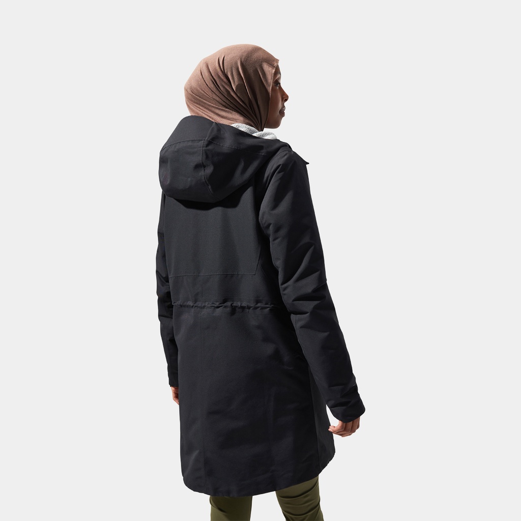 Foxghyll Hooded Parka Women (2022) Jet Black / Monument