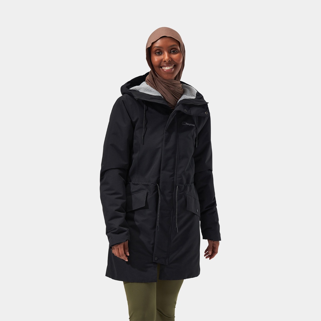 Foxghyll Hooded Parka Women (2022) Jet Black / Monument