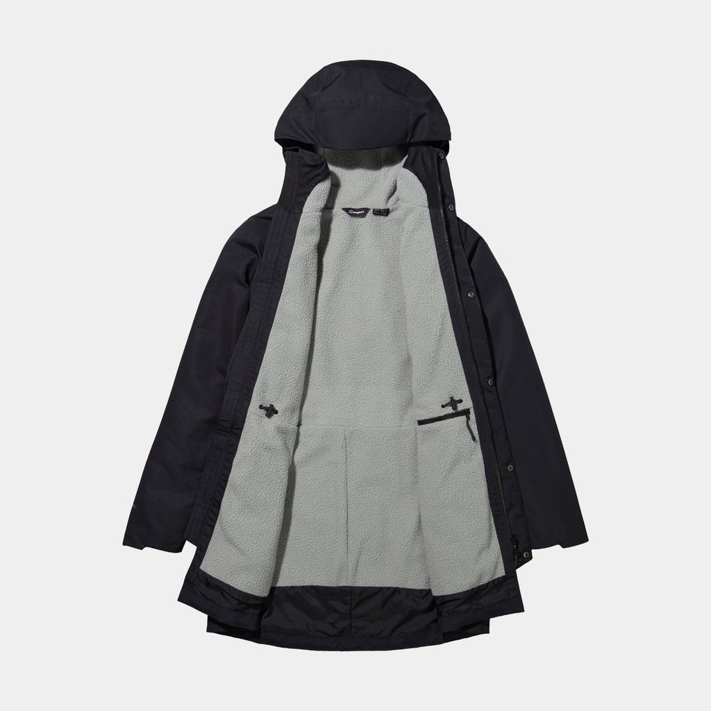 Foxghyll Hooded Parka Women (2022) Jet Black / Monument