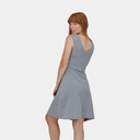 Porch Song Dress Women High Tide: Light Plume Grey