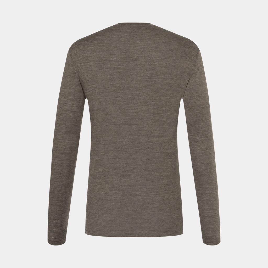 Skiing Bear Long Sleeves Wren Melange / Seneca / Lemon