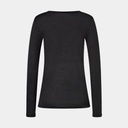 The Essential Logo Long Sleeves Women (2022) Jet Black Melange / Gold