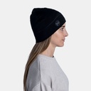 Lightweight Merino Wool Hat Solid Black